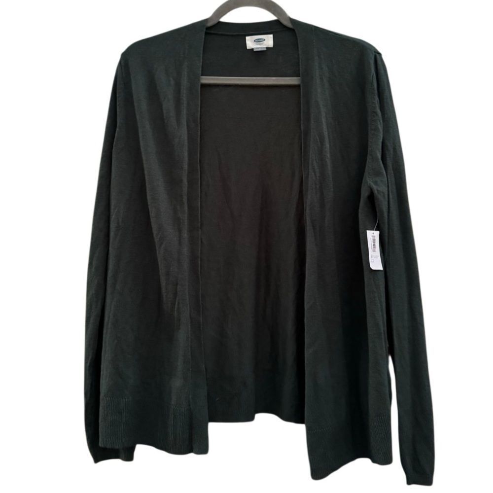 NWT Old Navy Women's Dark Green Cardigan Size Large